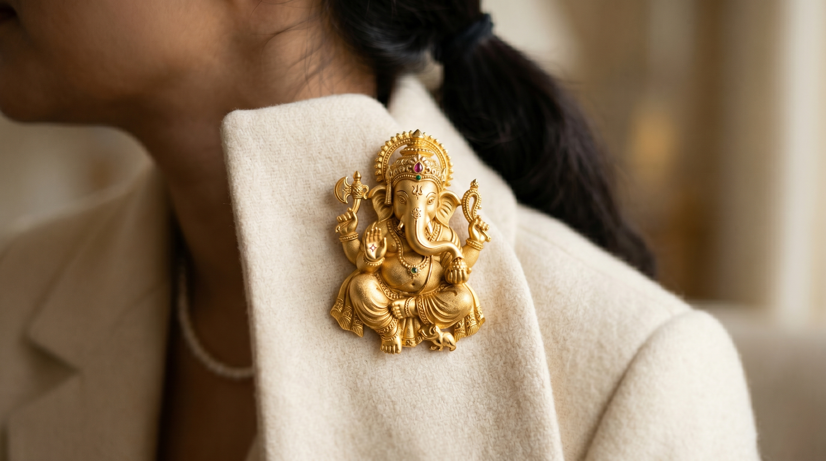 Gold Brooch