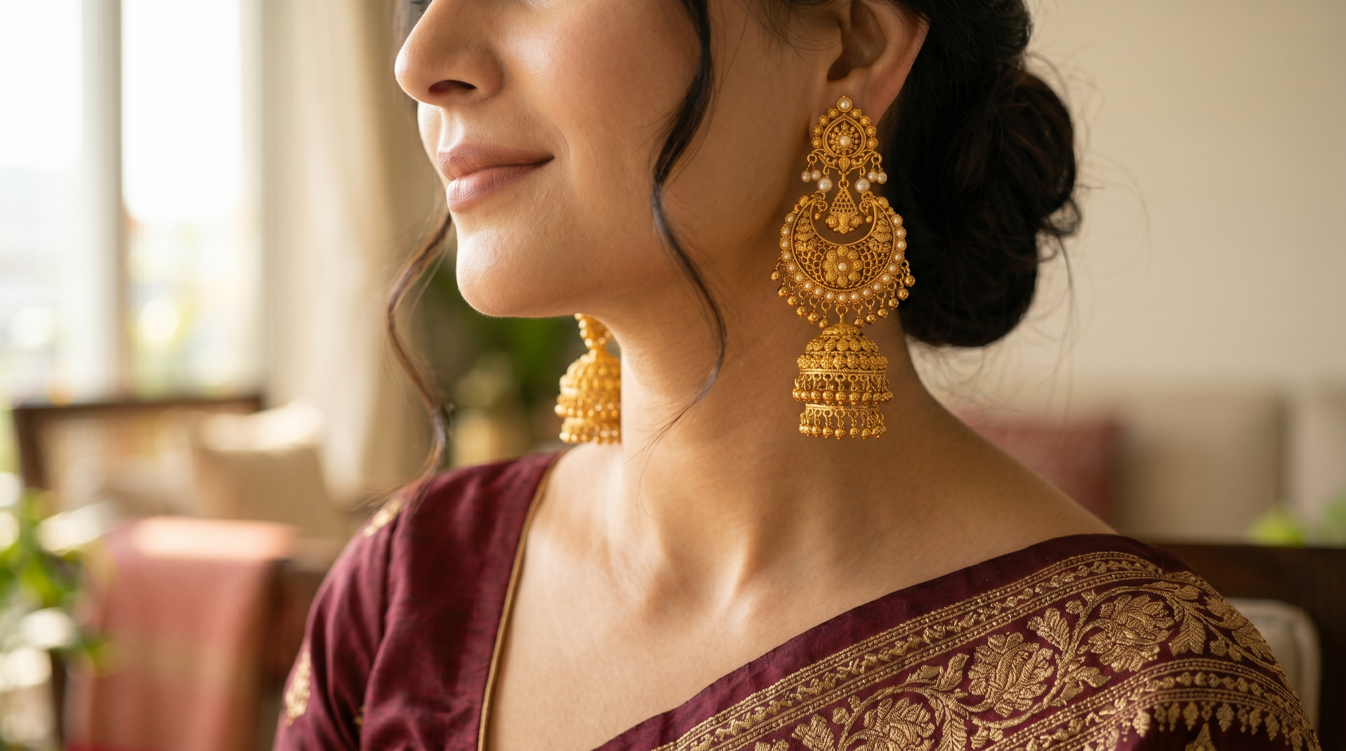 Gold Earrings